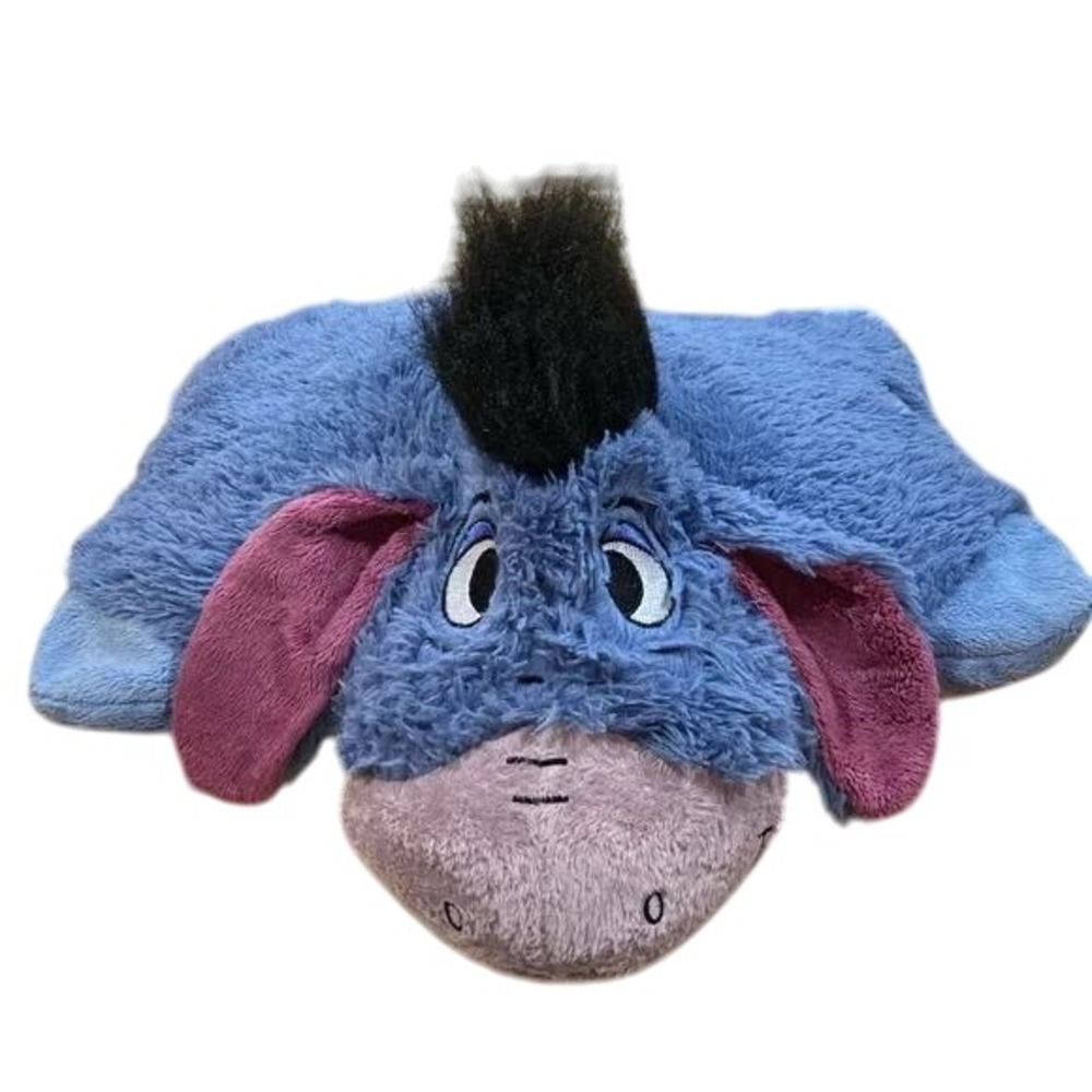 Disney Eeyore Pillow Pet Plush Toy Stuffed Animal Blue Donkey Kids